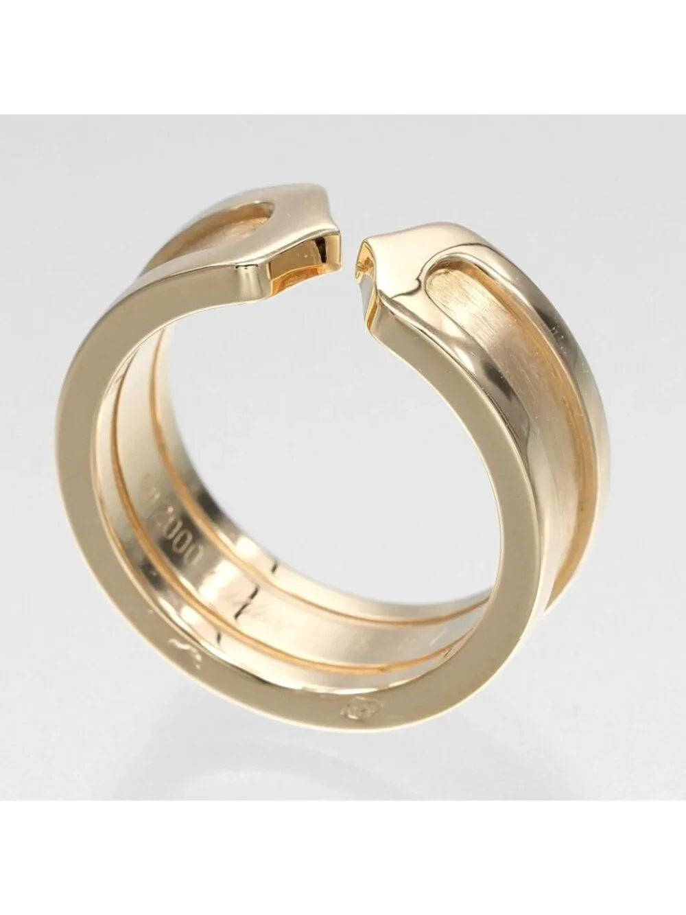 Cartier 2C 18k Yellow Gold Ring